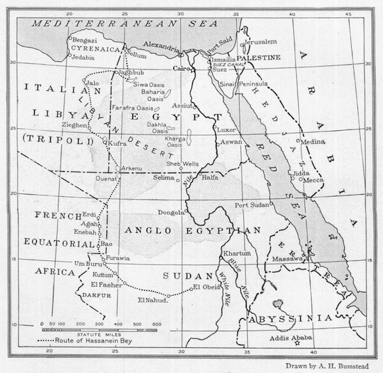 Hassanein1924natgeog-p236-map