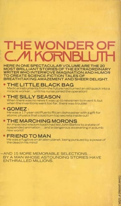 The Best of C. M. Kornbluth-back-small