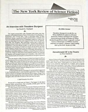 The New York Review of Science Fiction March 1989-small