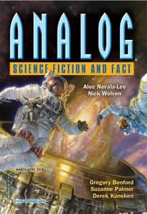 Analog Science Fiction March April 2018-rack