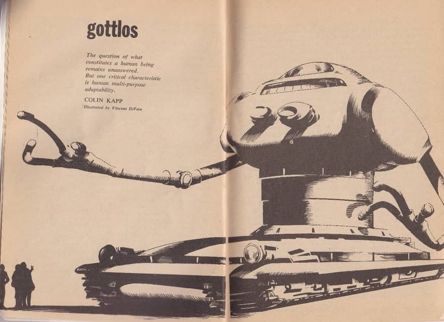 Gottlos by Colin Kapp, illustrations by Vincent DiFate-small