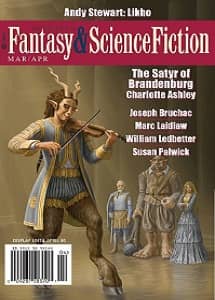 The Magazine of Fantasy and Science Fiction March April 2018-rack