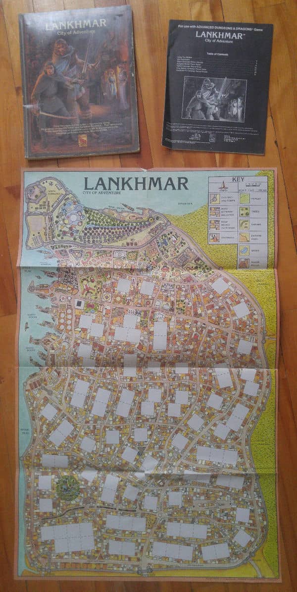 Lankhmar City of Adventure map-small