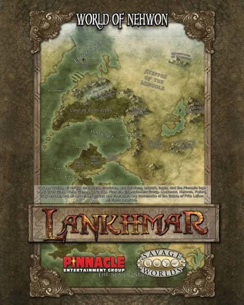 Lankhmar Poster Map-small