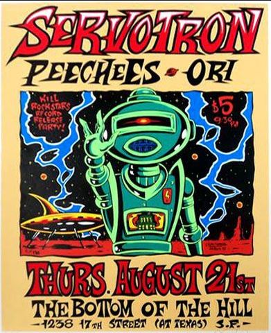 Servotron concert poster