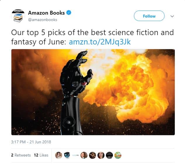 Amazon Top Five SF & Fantasy in June