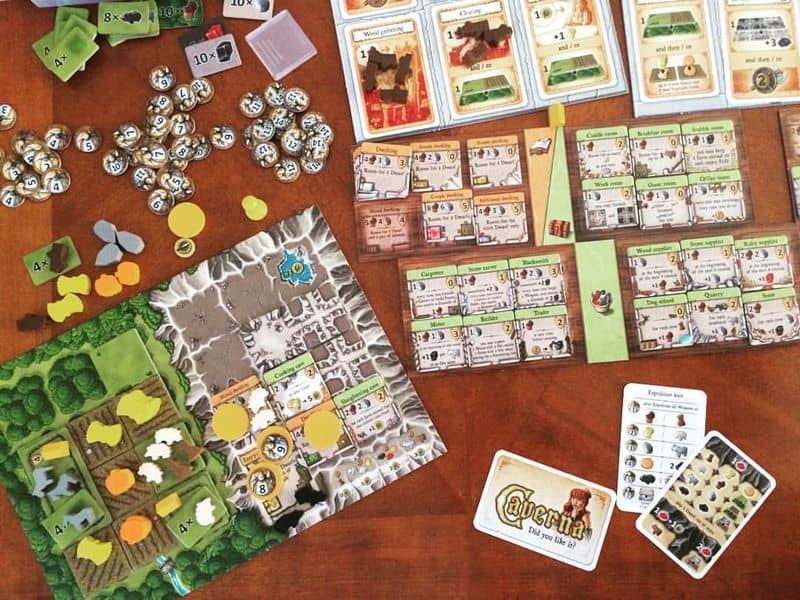 Caverna solitaire game-small