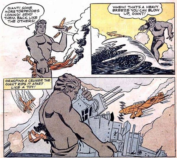 Clue-Comics-4-Jun.-1943-Boy-King-and-the-Giant-p5-panels