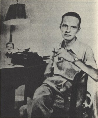 Cornell Woolrich and Typewriter