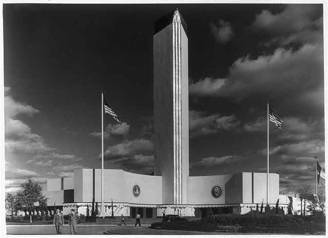 Texas Centennial Exposition Federal Building. (Library of Congress)