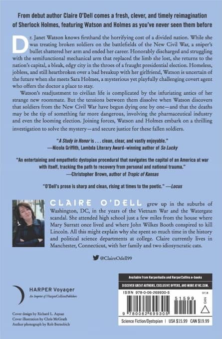 A Study in Honor Claire O'Dell-back-small
