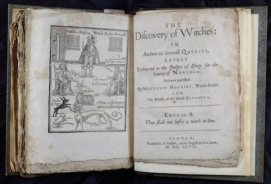 Discoverie of Witches (c) Queen's College, University of Oxford