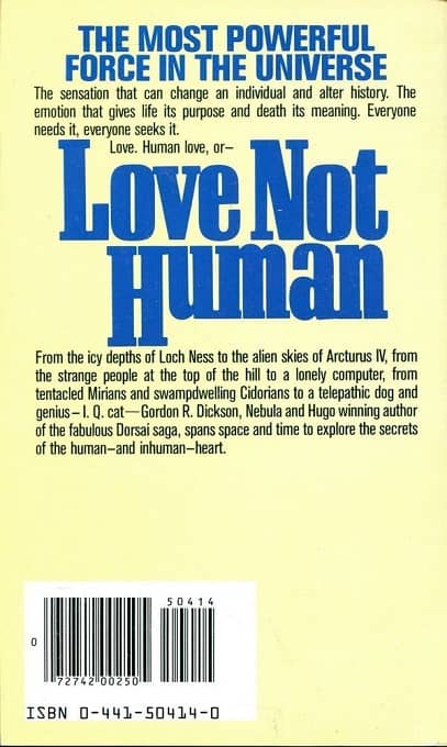 Love Not Human Gordon R Dickson-back-small