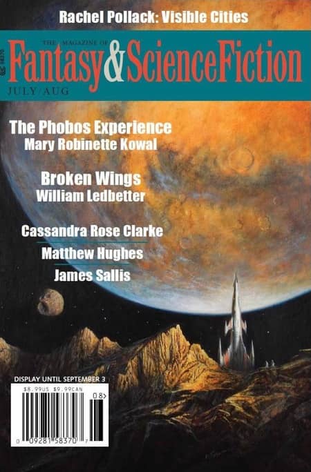 Magazine of Fantasy and Science Fiction July August 2018-small