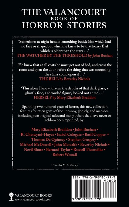 The Valancourt Book of Horror Stories Volume Two-back-small