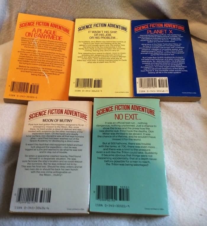 Lester del Rey lot Science Fiction Adventure-back-small