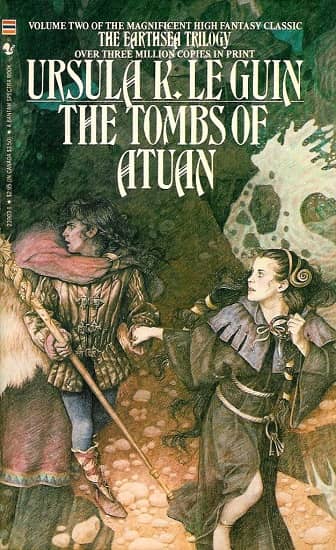 The Tombs of Atuan Bantam Yvonne Gilbert-small