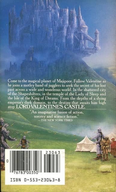 Lord Valentine's Castle Robert Silverberg-back-small