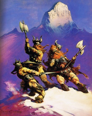 Frank Frazetta's famous work