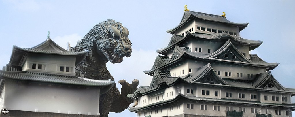 godzilla-model-over-castle