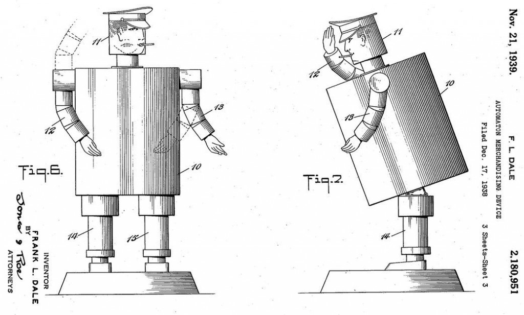 Frank Dale patent 2,180,951 figure 3