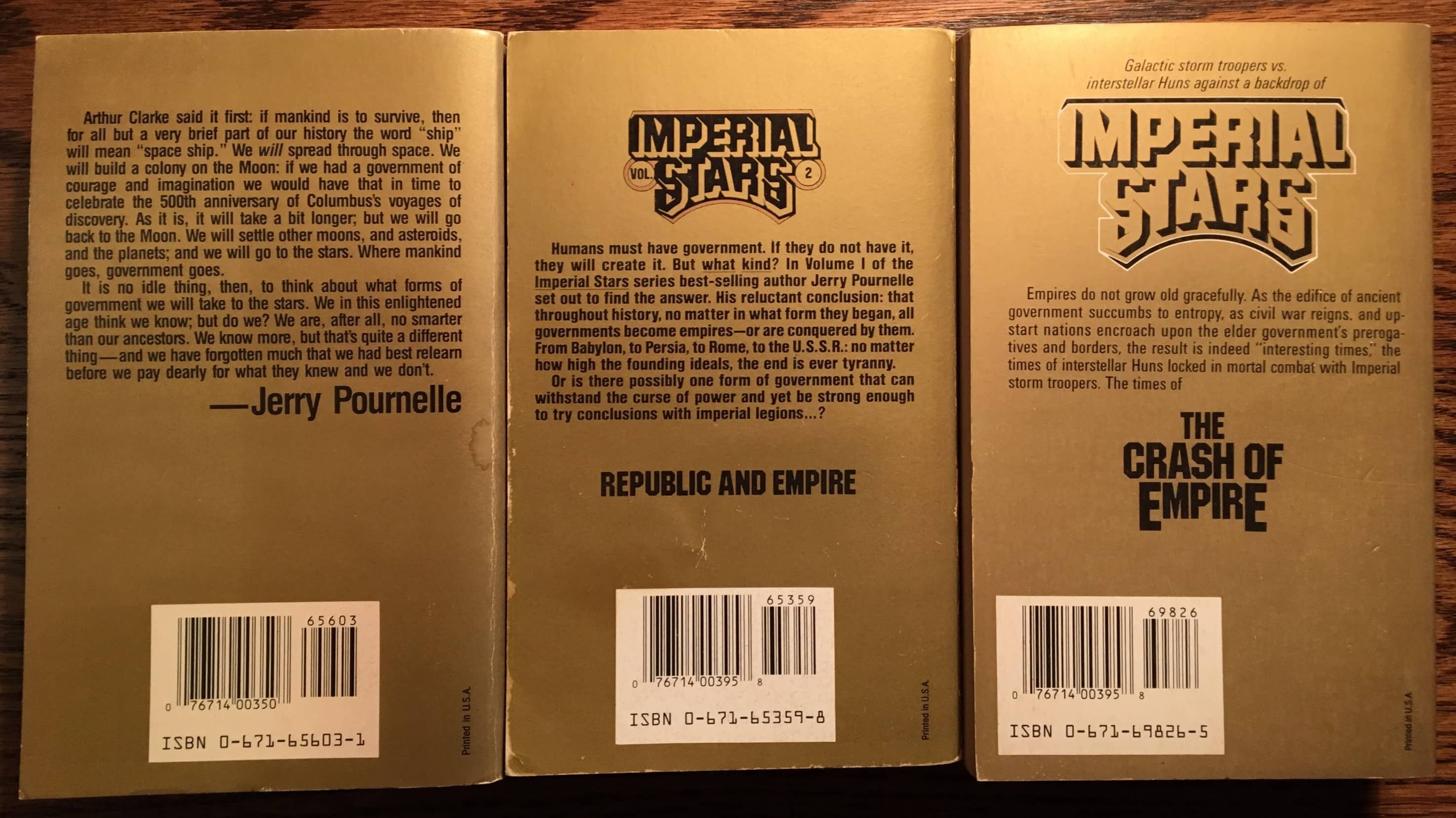 Image result for Imperial Stars Vol. 2: Republic and Empire edited by Jerry Pournelle