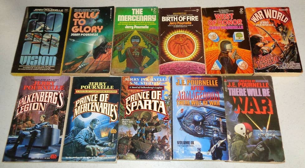 Jerry Pournelle books-small