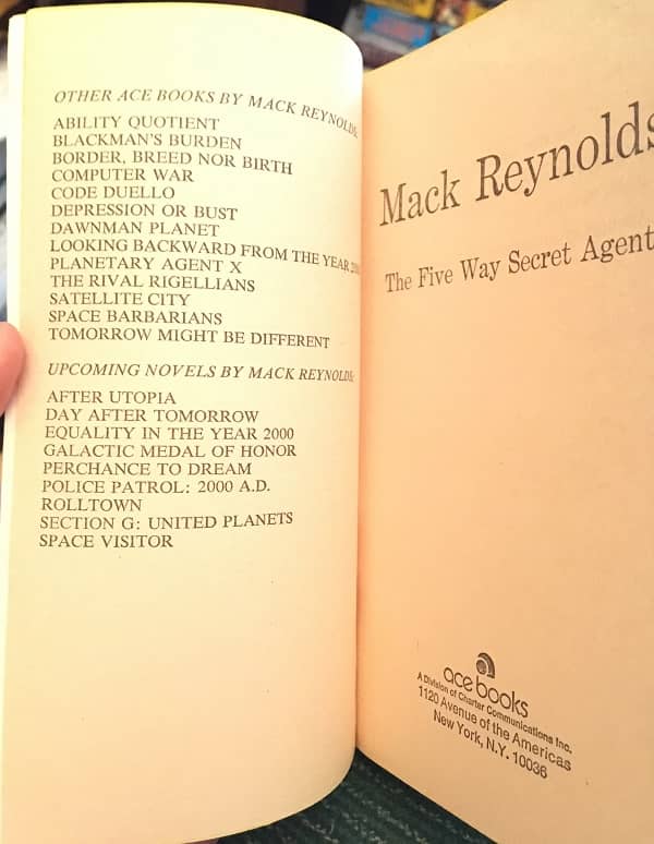 Mack Reynolds Ace Book titles 1975-small
