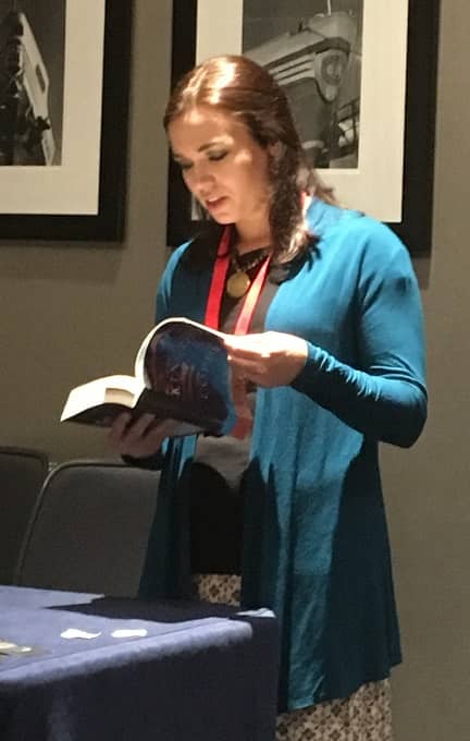 S. A. Chakraborty reads The Kingdom of Copper at WFC 2018-small