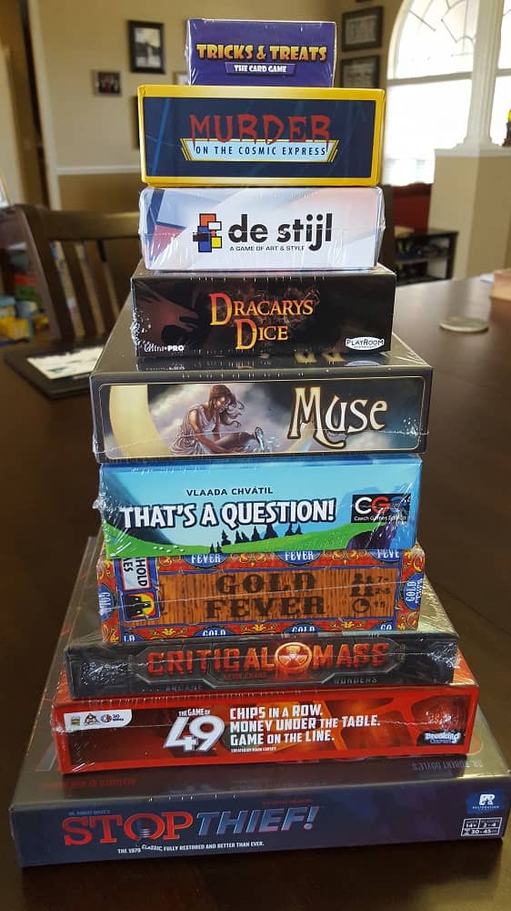 The Dice Tower Cruise swag bag-small