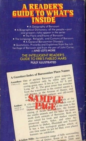 A Guide to Barsoom by John Flint Roy 1976-back-small