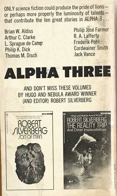 Alpha 3 Robert Silverberg-back-small