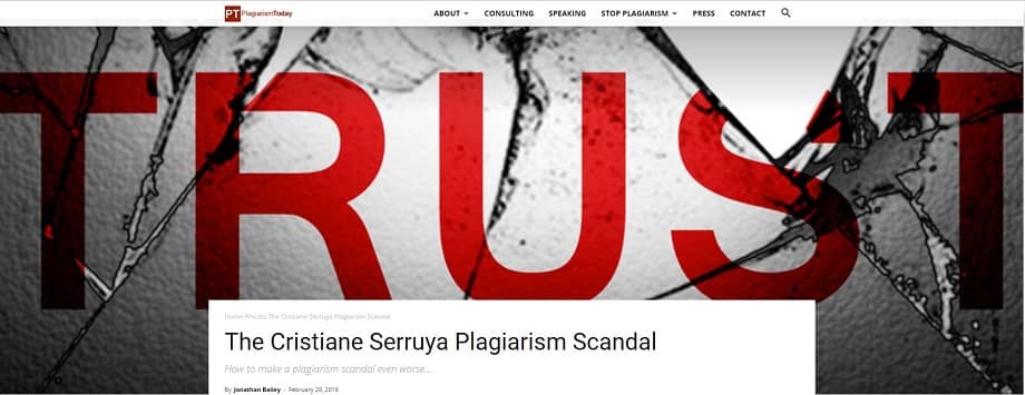 Cristiane Serruya Plagiarism Scandal