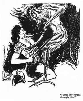 Hugh Rankin, who illustrated both Weird Tales issues