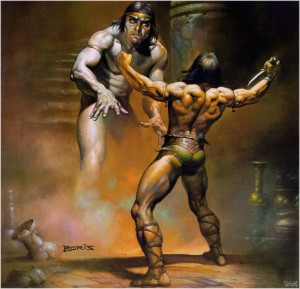 Boris Vallejo for 'Conan the Wanderer'