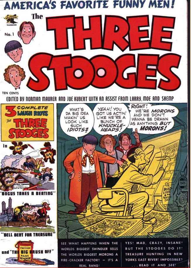 Norman Maurer, Three Stooges #1, September 1953