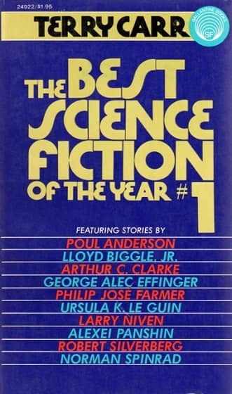 Terry Carr Best Science Fiction of the Year 1 reprint-small