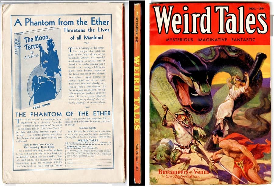 Windy City Pulp and Paper auction Weird Tales December 1932-small