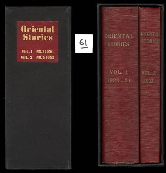 Windy City Pulp and Paper complete set of the 9 issues of Oriental Stories-small