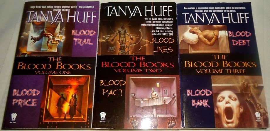 Tanya Huff Blood Books-small