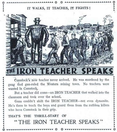 The Hotspur #411, July 12, 1941, The Iron Teacher promo