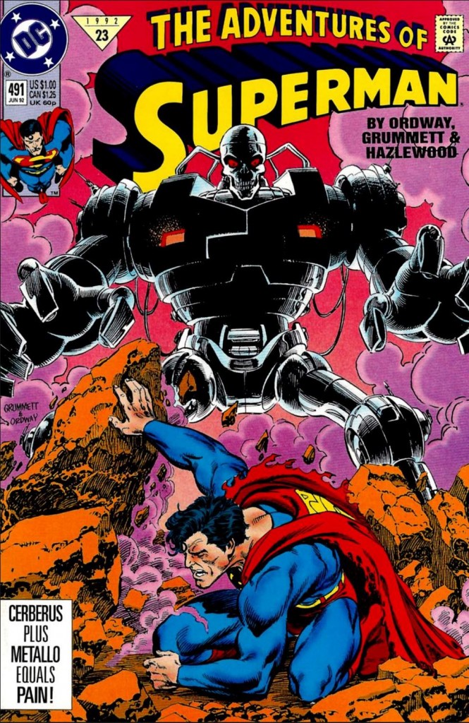 Adventures of Superman #491, June 1992 Metallo