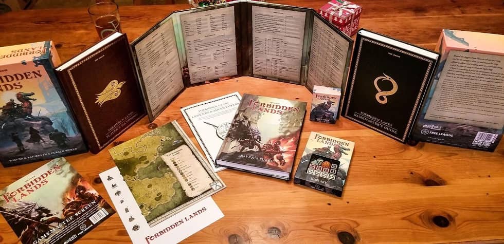 Forbidden Lands Modiphius complete set-small