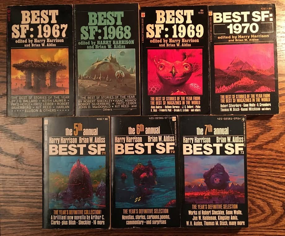 Best SF paperbacks Aldiss Harrison-small