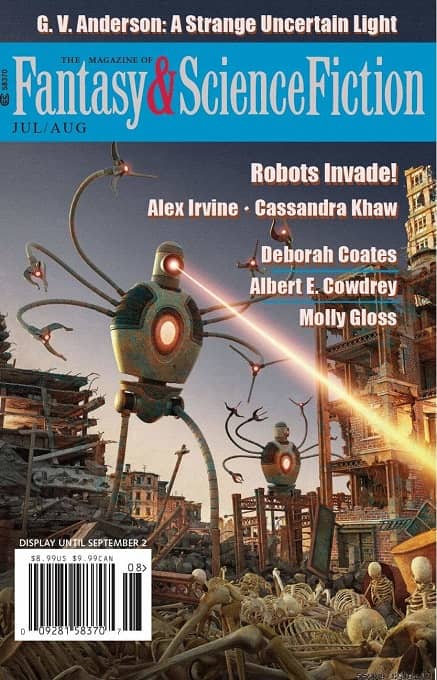 The Magazine of Fantasy & Science Fiction July August 2019-small