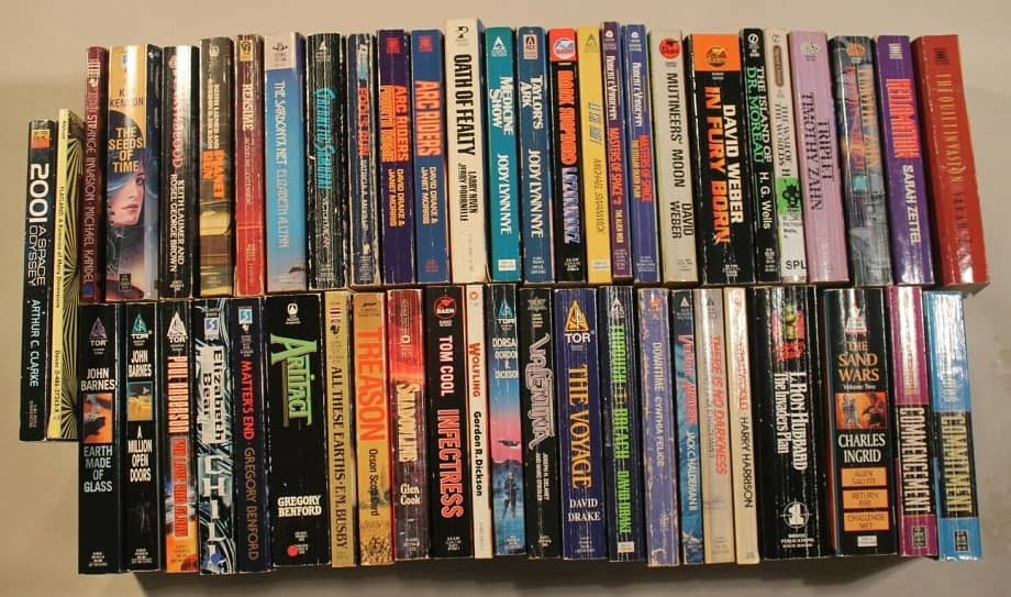 50 Vintage Science Fiction paperbacks for $44.95-small