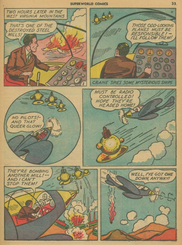 Superworld Comics #3, Aug 1940 Detective Crane 2