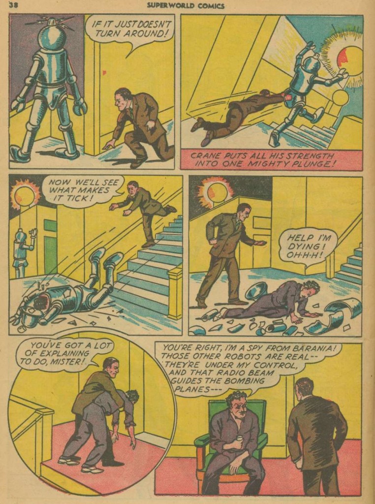 Superworld Comics #3, Aug 1940 Detective Crane 5