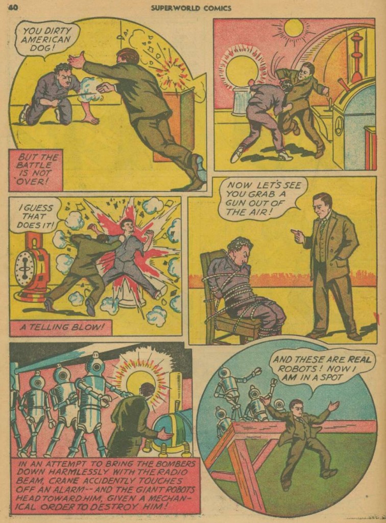 Superworld Comics #3, Aug 1940 Detective Crane 7