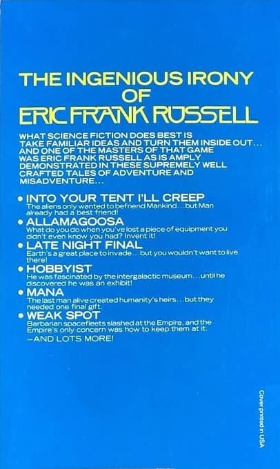 The Best of Eric Frank Russell-back-small